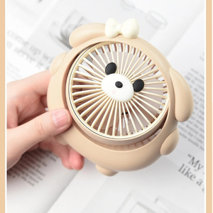 CITICITY Newly Launched Handheld Rechargeable Cute Bear-shaped <b>Mini</b> Fan for Outdoor & Car Use - Product Image 5