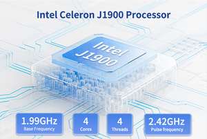 X86 J1900 산업용 미니 PC 나노 박스 저렴한 팬리스 내장 컴퓨터 <span class=keywords><strong>DDR3</strong></span> <span class=keywords><strong>RAM</strong></span> DC 12V AU 미국 EU 플러그 유형에서 사용 가능 - Product Image 2