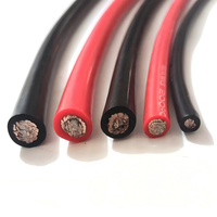 Cable Eléctrico de Silicona de Bajo Precio 2AWG/4AWG/6AWG/8AWG con Código de Color, Cable de Alimentación de Silicona Especial Suave para Altas Temperaturas