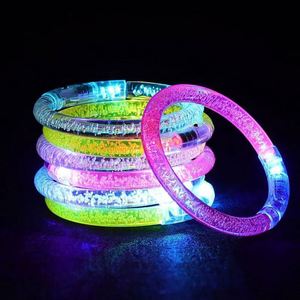 Pulsera Luminosa LED para Fiestas 2024, Pulsera Luminosa para Clubes y Bares de Año Nuevo, Pulsera Luminosa Acrílica para Eventos con Logotipo Personalizado - Product Image 5