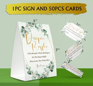 Boletos para Rifa de Pañales con Caja, Juego Divertido para Baby Shower, Kit de Juegos Entretenidos y Artículos para Fiestas para una Celebración Alegre - Product Image 5