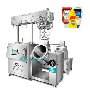 Máquina emulsora al vacío de 50L, procesador de pasta de tomate, producción de miel de Chile, homogeneizador, fabricación de salsa