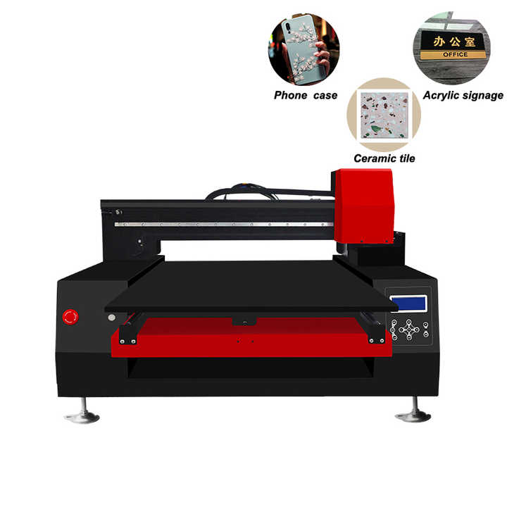 UV Flatbed Printer 6090 - Multicolor & White Ink Printing