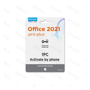 1 قطعة مفتاح بيع خاص بـ Office 2021 Professional Plus بالتطبيقات المتنقلة عبر الهاتف إيقاف التطبيقات الموسعة موديل 2021 Pro Plus