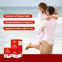 Ganoherb Suplemento Suppléments à base de plantes Reishi Lycopène Capsules Poudre de graines Extrait de plantes pour la santé de la prostate