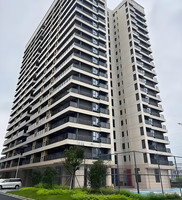 Bâtiments préfabriqués en acier pour appartements et hôtels, maisons préfabriquées, bâtiments de bureaux, architecture avec design moderne du milieu du siècle