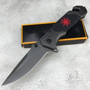 Couteau pliant de poche F118 pour l'extérieur, acier 5Cr13Mov, manche G10, DIY OEM, camping, sauvetage, chasse - Product Image 2