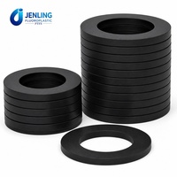 Joint de bride en PTFE modifié au graphite autolubrifiant, résistant à l'usure, 260°C, pour machines chimiques, marque JENLING, Zhejiang, taille personnalisée