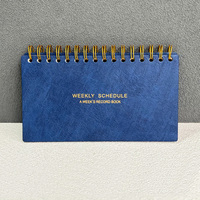 Libreta de Cuero Personalizada para Niñas y Mujeres, Mini Libreta Diaria, Mensual y Semanal, Planificador de Presupuesto, Cuaderno para Regalo