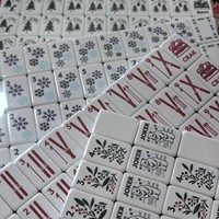 Prêt à expédier – Mahjong américain le plus vendu, variété de tuiles en acrylique de qualité supérieure, prix direct usine pour les acheteurs en gros