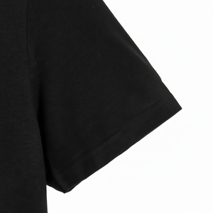 Femmes 100% coton tricoté hauts courts Sexy manches douces Logo personnalisé confortable Fitness course T-Shirts imprimé personnalisé - Product Image 1