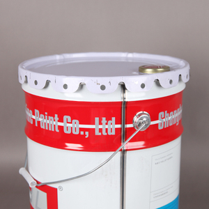 Seau vide en métal de 10 litres avec poignée en métal en <span class=keywords><strong>plastique</strong></span> et couvercle utilisé pour l'emballage d'encre ou de graisse de peinture - Product Image 3