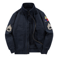 Vestes de travail en molleton d'hiver pour hommes, style aviateur MA1, en coton épais doublé de polaire, de style Brad Pitt Fury WW2 Tank Tactic, en gros