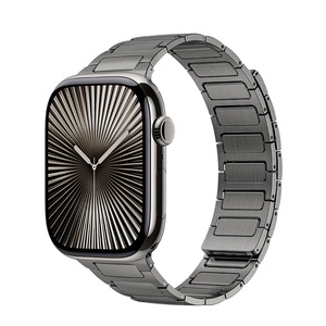 Eraysun regolabile Unisex per <span class=keywords><strong>Apple</strong></span> <span class=keywords><strong>Ultra</strong></span> 2 3 49mm cinturino per orologio Full Titanium lusso classico leggero Skin-friendly cinturini per orologi - Product Image 3
