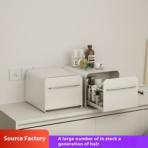 Étagère de rangement en métal moderne à deux niveaux, anti-poussière, porte-gobelets, boîte de rangement pour tasses, étagère pour théière et <span class=keywords><strong>machine</strong></span> à café, utilisation sur le comptoir - Product Image 3