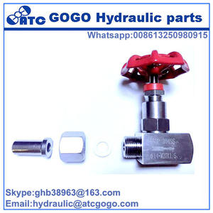 14mm SS304 एकल-सिर वेल्डेड पाइप आंतरिक तार सुई वाल्व J21W-160P दबाव नापने का यंत्र वाल्व पुरुष धागा महिला धागा - Product Image 2