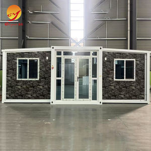 บ้านสำเร็จรูปหรูหราแบบขยายได้ ขนาด 20 ฟุต แบบพกพาพับเก็บได้ บ้านคอนเทนเนอร์ทันสมัย 2 ห้องนอน แบบโมดูลาร์ - Product Image 1