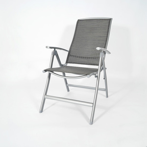 Adjustable 65x55x85-105cm Aluminum Texteline <strong>Reclining</strong> <strong>Garden</strong> Chair Modern Style Outdoor <strong>Furniture</strong> for Living Room or Hotel - Product Image 2
