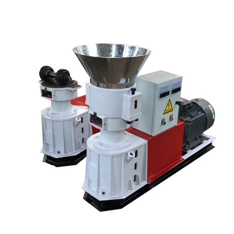 China Molino de suministro de biomasa pellets máquina de fabricación de pellets de madera de la máquina de la prensa