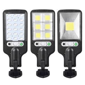 Lampu dinding keamanan taman, lampu jalan luar ruangan Sensor gerak PIR Remote kontrol 3 Mode tahan air COB LED - Product Image 1