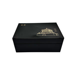 Caja de regalo de madera maciza de alta calidad personalizada caja de almacenamiento de llaves de estilo de arte popular ecológica con grabado - Product Image 3