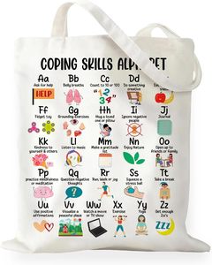 <span class=keywords><strong>Bolsa</strong></span> <span class=keywords><strong>de</strong></span> Mano para Mujeres con Diseño <span class=keywords><strong>de</strong></span> Salud Mental, Regalos <span class=keywords><strong>de</strong></span> Psicología para Consejeros y Terapeutas, <span class=keywords><strong>Bolsa</strong></span> <span class=keywords><strong>de</strong></span> Lona con Impresión a Doble Cara - Product Image 1