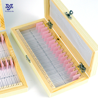 Lab Economic 100pc Anti-Dust Universal Wooden Microscope Slide Box with Lid