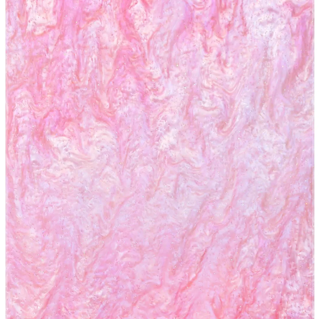 Lembar Akrilik Bermotif Marmer Langit Berbintang Kustom Pink Tebal 1/8 untuk Kerajinan DIY