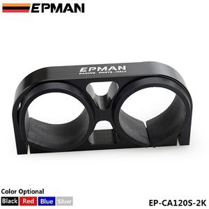 EPMAN-Soporte de doble bomba de combustible para BMW <span class=keywords><strong>E34</strong></span> 525i/<span class=keywords><strong>525ix</strong></span>/520i, 60mm, Aluminio - Product Image 1