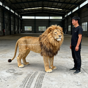 Kích thước cuộc sống sư tử mô phỏng cao Mô hình động vật hoạt hình thực tế cho công viên Chủ Đề Safari vườn thú Vương quốc-trang trí theo chủ đề - Product Image 2