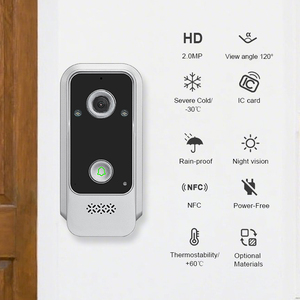 Caméra HD 120° grand angle, conception étanche, sonnette vidéo, <span class=keywords><strong>interphone</strong></span>, caméra de sonnette intelligente pour immeubles d'appartements - Product Image 3