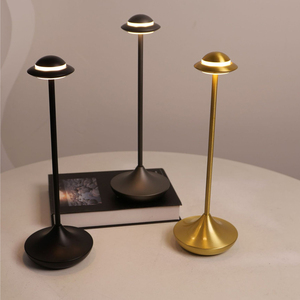 Lampu meja kecil Led nirkabel, lampu pengisi daya sangat terang, kontrol sentuh nirkabel, lampu malam kamar tidur - Product Image 4