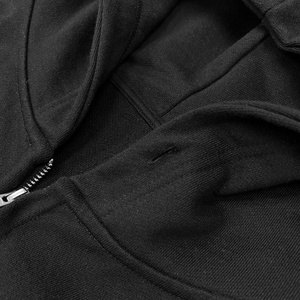 High Quality Wholesale Custom Acid Wash Hoodie 100% Cotton Heavyweight Drop Shoulder Double Zip Hoodie Vintage Zip up Hoodie - Product Image 3