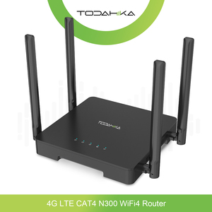 Auto-APN <strong>Firewall</strong> Type-C 300Mbps CAT4 Dual-Band Wireless <strong>Router</strong> for Home Supports VoIP VPN WEP/WPA3 Encryption with QoS - Product Image 2