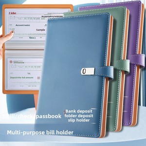 Carpeta <span class=keywords><strong>de</strong></span> Cuero Multifuncional para Recibos Bancarios, Cheques, Talones y Libretas - Product Image 1