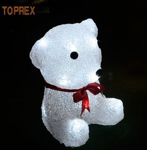 ของตกแต่ง Toprex 2025ไฟ LED ปีใหม่, ตุ๊กตาหมีตุ๊กตาในหมู่บ้านสำหรับตกแต่งกลางแจ้ง CE ROHS - Product Image 4