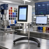 Viscosímetro de Cono y Plato con Pantalla Táctil Premium, Probador de Viscosidad Media DV IICPRV con Kernel de Sistema Operativo Linux Cortex A7