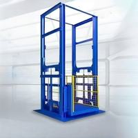 Monte-charge hydraulique vertical mural, élévateur de marchandises, hauteur de levage 1m, capacité 1,5 tonne pour entrepôt et usine