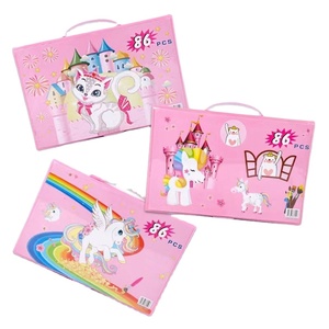 Ensemble de papeterie artistique en gros pour écoliers, kit de dessin pour enfants, jouet de dessin, ensemble de crayons à dessiner et à esquisser pour enfants - Product Image 1