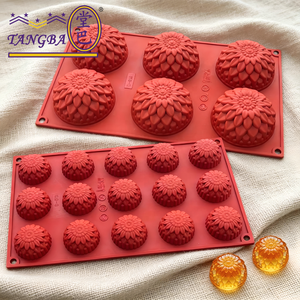 Moule à mousse en silicone Tangba, petite <span class=keywords><strong>marguerite</strong></span>, résistant aux hautes températures, moule à pâtisserie, moule à pudding, moule à gelée - Product Image 1