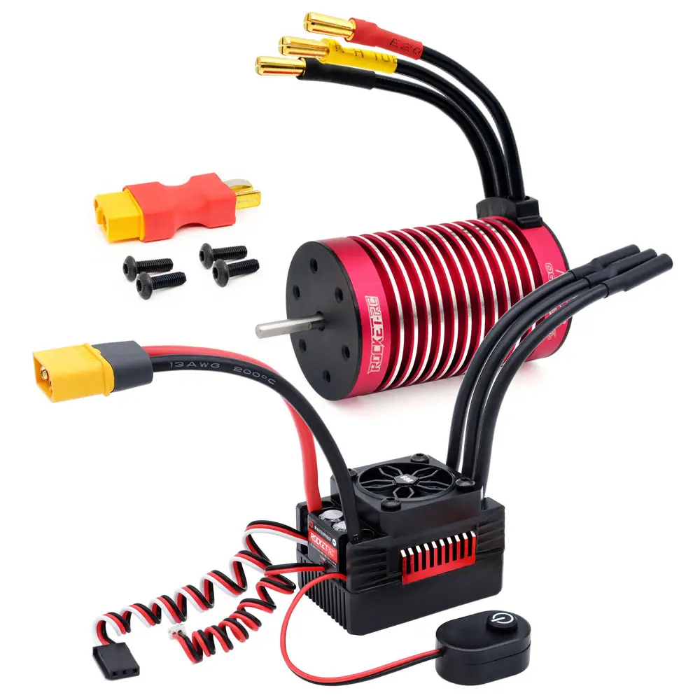 Todos os climas impermeável dustproof sensorless sem escova 60a ESC combo w / 3658 3000Kv motor para carro rastreador rc