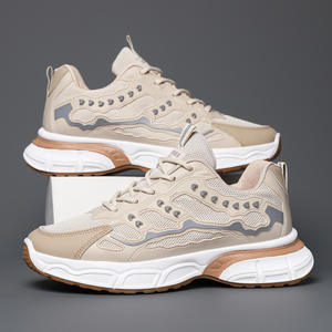 Nouvelles baskets respirantes en maille pour hommes, légères et décontractées, blanches, tendance, polyvalentes, pour le sport et le quotidien - Product Image 1