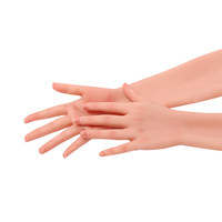Guantes de Mano Femeninos para Disfraz de Travesti, para Cubrir Cicatrices, con Textura de Piel Altamente Simulada, Prótesis para Cubrir Cicatrices en el Brazo