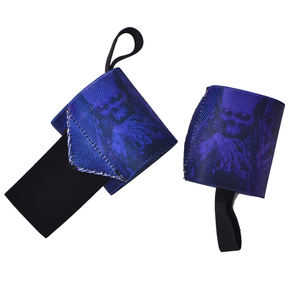 Muñequera ajustable Berserk de <span class=keywords><strong>Anime</strong></span> con logotipo personalizado al por mayor entrenamiento levantamiento de pesas gimnasio <span class=keywords><strong>muñequeras</strong></span> de <span class=keywords><strong>Anime</strong></span> para levantamiento de pesas - Product Image 5