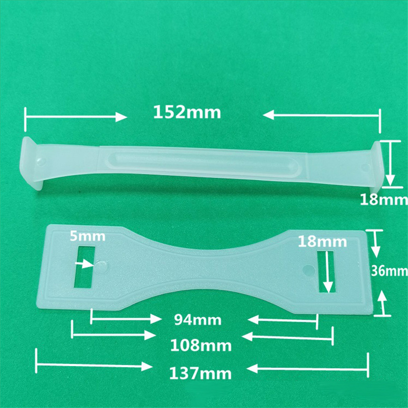 Milk Packaging Box Plastic Handle PP Transparent Plastic Carton Handy Handle