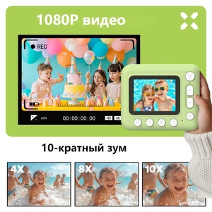 Appareil photo numérique pour enfants, mini portable HD 2,4 pouces, double objectif, cadeau jouet, couleur personnalisée, OEM ODM, vente en gros d'usine - Product Image 3