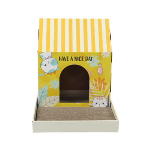 Casa Modular <span class=keywords><strong>para</strong></span> <span class=keywords><strong>Gatos</strong></span> <span class=keywords><strong>de</strong></span> Cartón Corrugado, Combinable, Personalizable, Venta al Por Mayor, Diseño Personalizado Disponible - Product Image 3