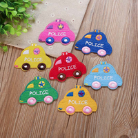 Patchs brodés mignons de voitures de dessins animés à thermocoller pour vêtements d'enfants, patchs décoratifs pour vestes et pantalons