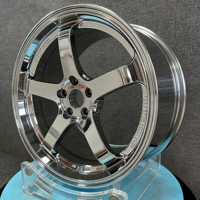 Jantes en alliage de performance SIMEI 25'' style Apex |   Compatible avec M Power/Audi RS/Mercedes AMG |   Jantes légères prêtes pour la piste, 6 trous, 8.5J PCD