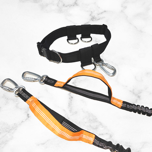 Heavy Duty <strong>Dog</strong> <strong>Walking</strong> <strong>Belt</strong> Buckle Tactical <strong>Hands</strong>-<strong>Free</strong> Nylon Lead Fashion Style Solid Pattern Personalized Features Rivet - Product Image 5